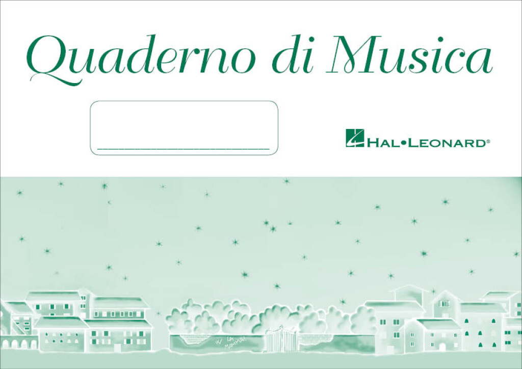 Quaderno di musica verde